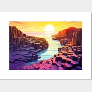 Scenery Natural Sunset Landscape Nature Posters and Art